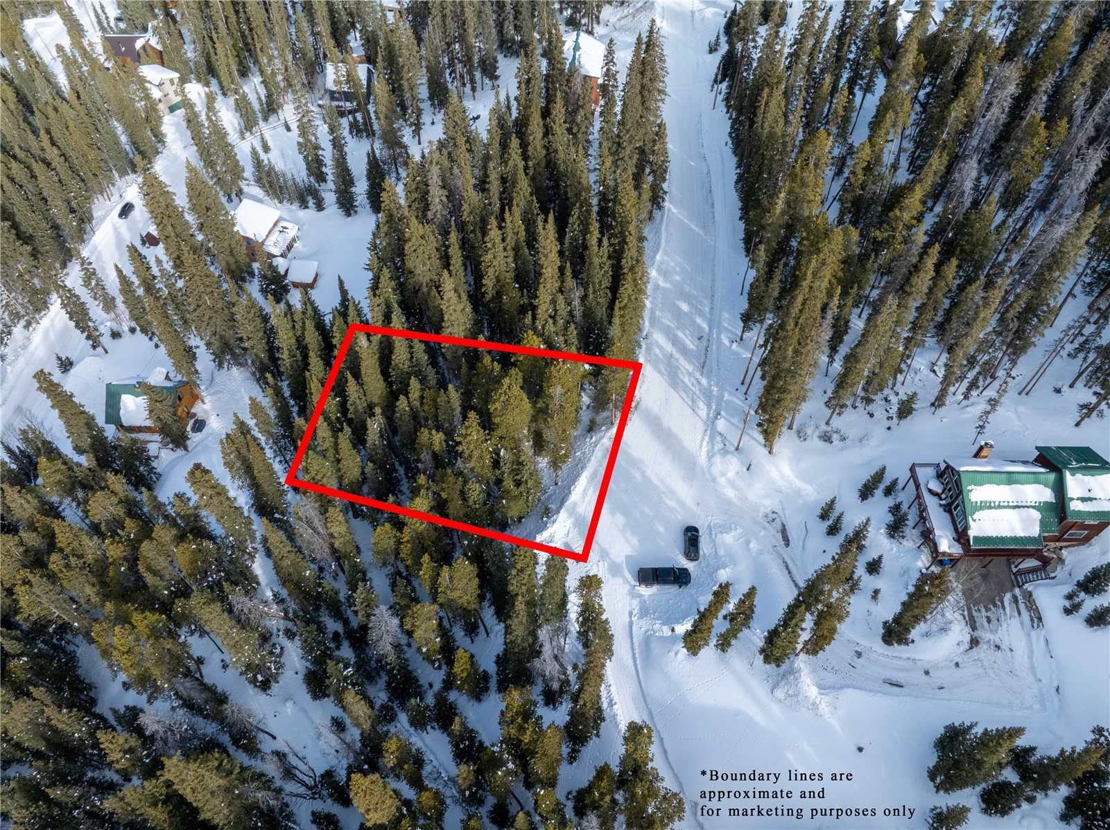 1034 Range Road Breckenridge, CO 80424 - Photo 6 of 26 Not an Exact Portrayal of the Actual Lot Lines, Buyer to Verify.