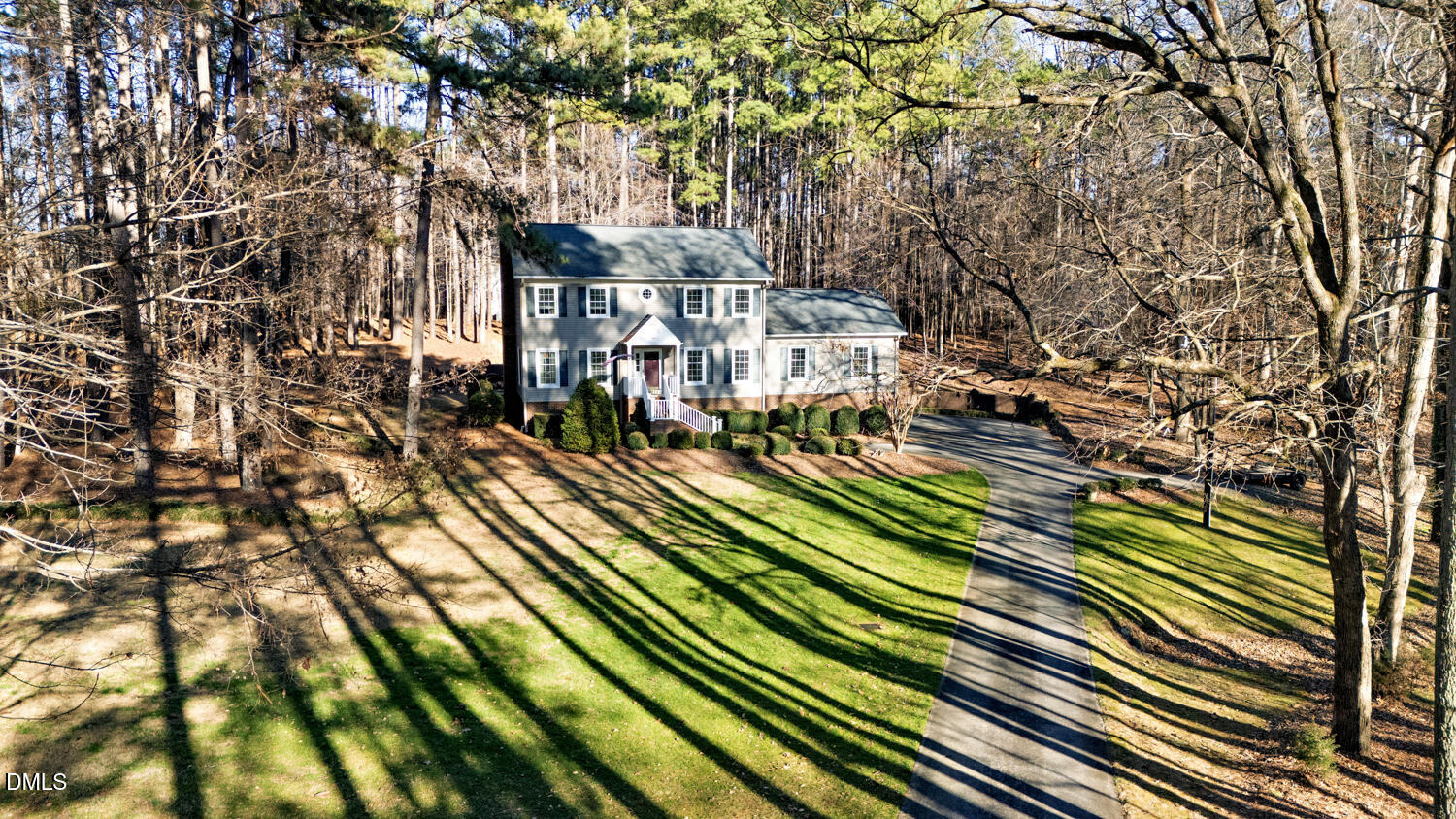 1832 Jimmie Kerr Road Haw River, NC 27258 - Photo 2 of 39 an aerial view of a house with a yard