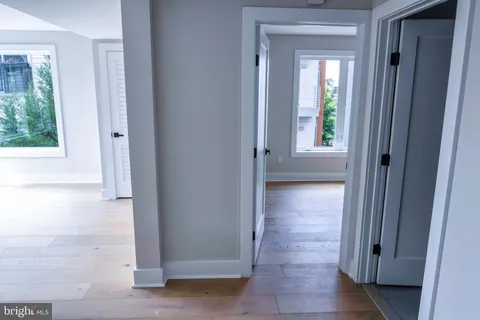 a view of a hallway with interior of the house