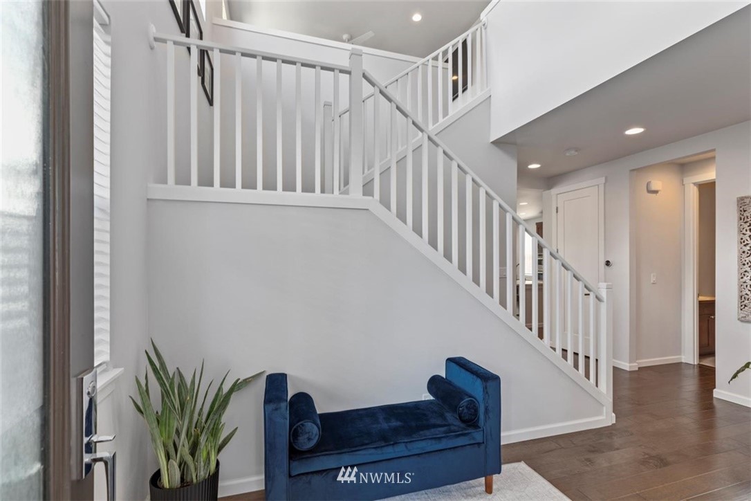 320 181st Street Southeast Bothell, WA 98012 - Photo 3 of 40 a view of entryway and hall with wooden floor