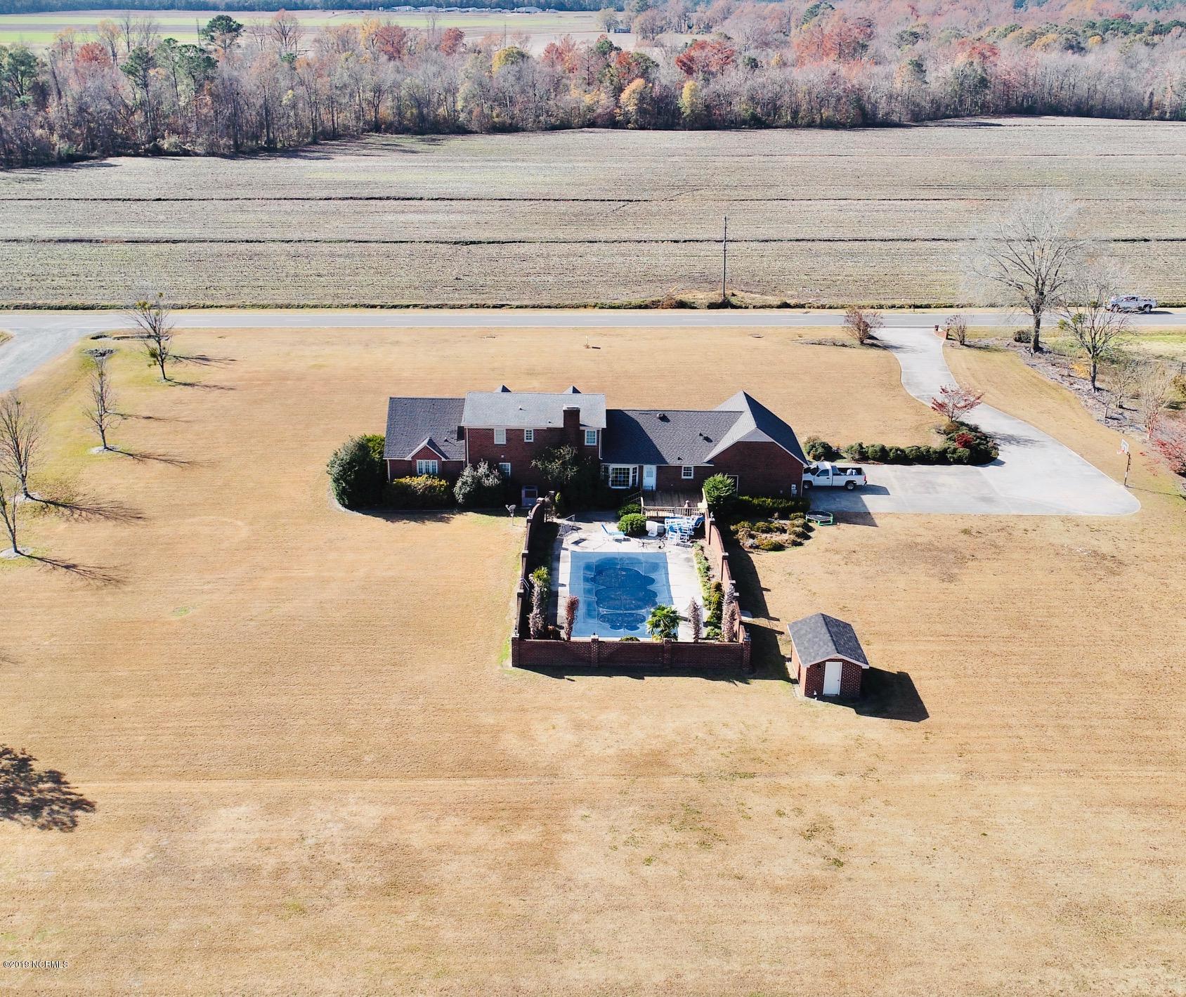 296 Vine Swamp Road Kinston, NC 28504 - Photo 3 of 15 Back Aerial View
