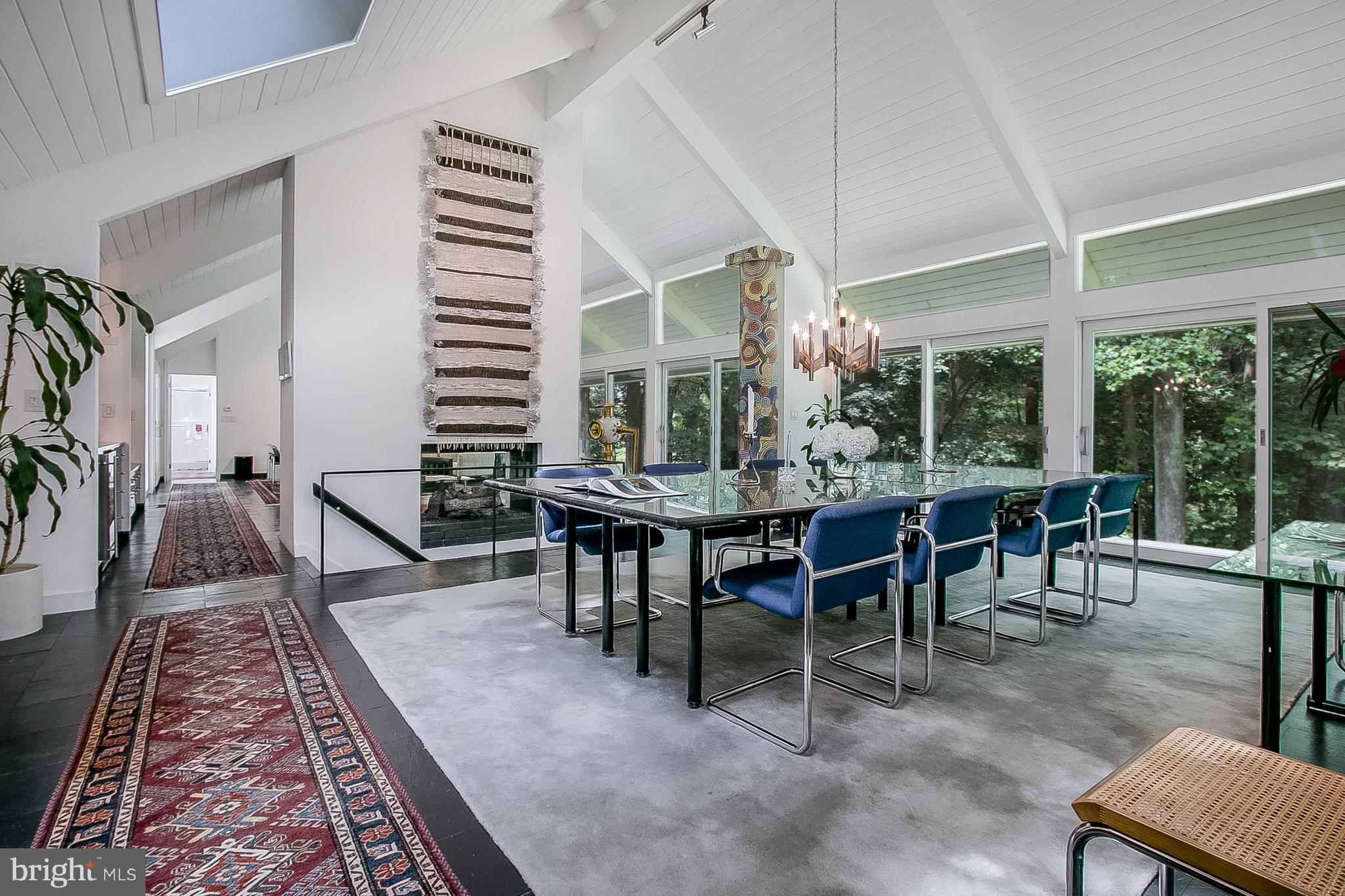 360 East Hillendale Road Kennett Square, PA 19348 - Photo 8 of 35 Slate Flooring and Cozy-See-Through Fireplace