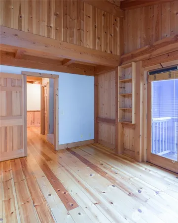 a view of an front door