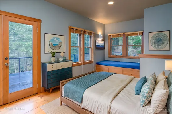 a view of wooden floor