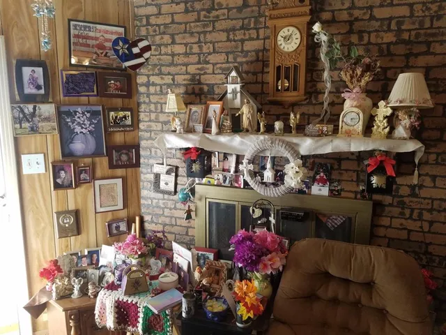 a room with furniture and a window