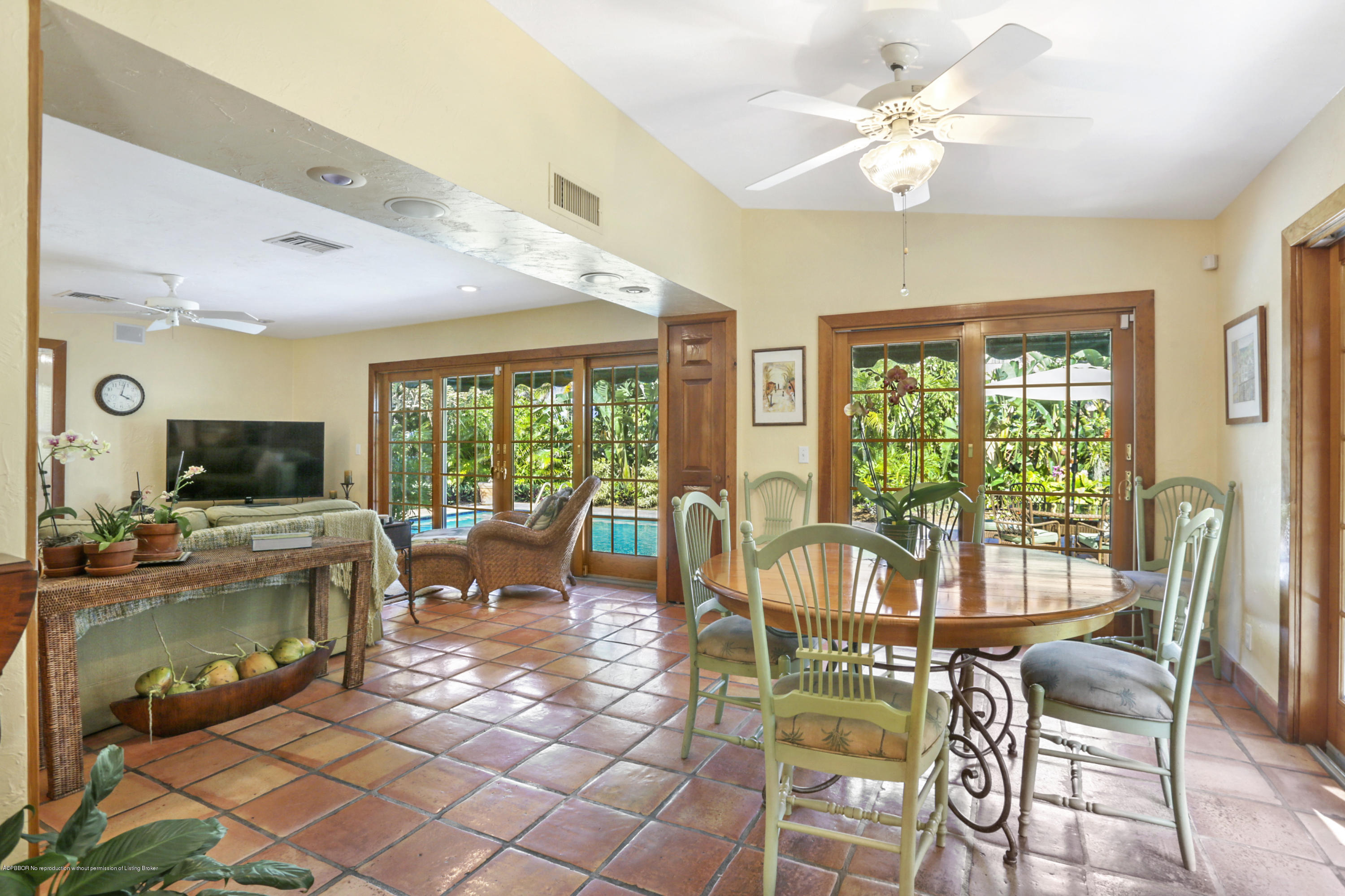 194 Almeria Road West Palm Beach, FL 33405 - Photo 13 of 25 a view of a dining room with furniture window and outside view