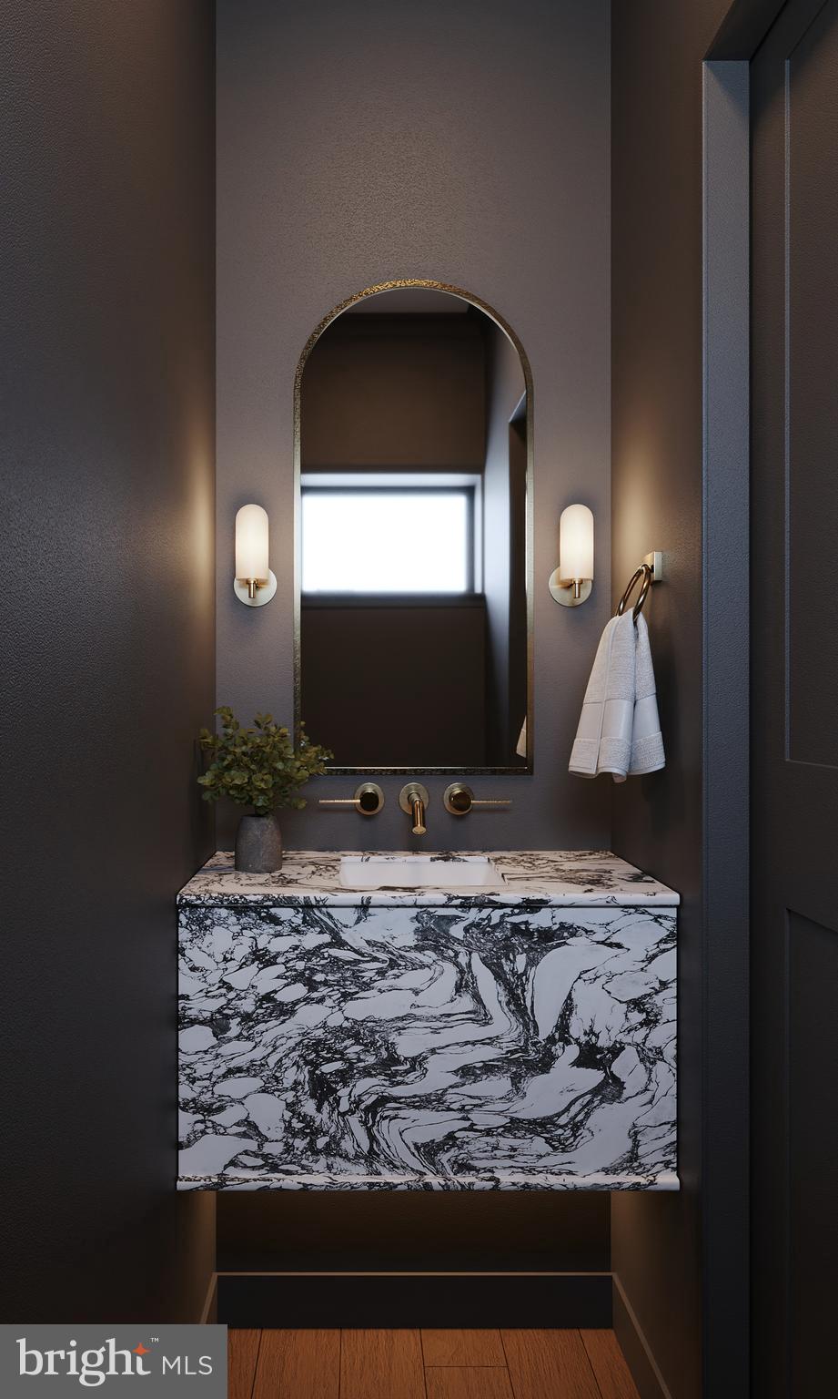 3626 Ordway Street Northwest Washington, DC 20016 - Photo 10 of 17 Powder Room-Virtual