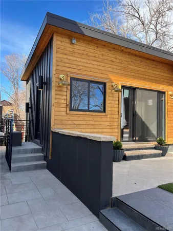 a view of entrance gate of a building