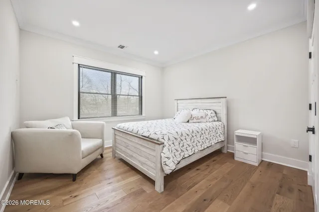 an aerial view of residential building with parking space