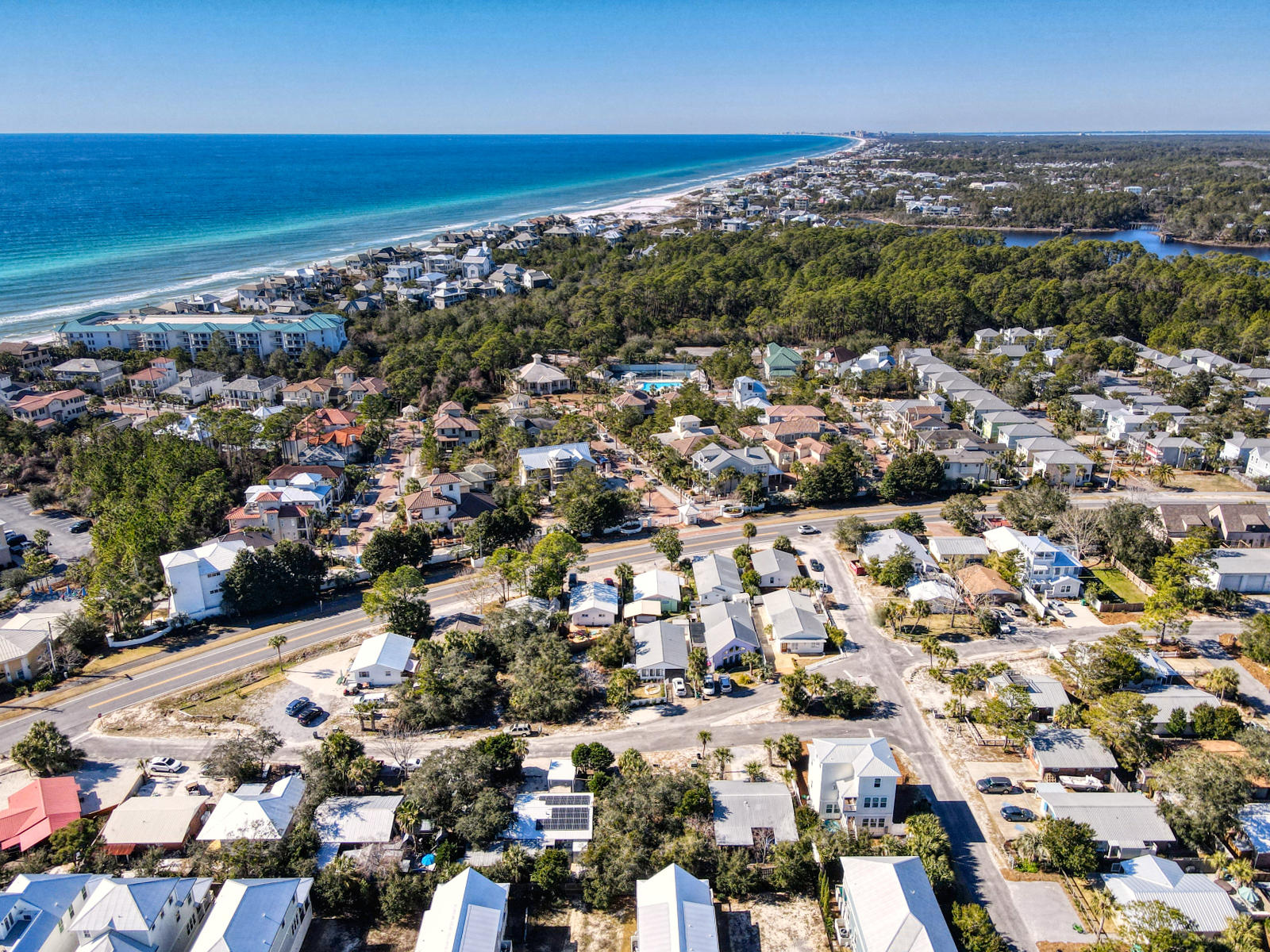 Lot 3 Flounder Santa Rosa Beach Santa Rosa Beach, FL 32459 - Photo 2 of 6 an aerial view of multiple house