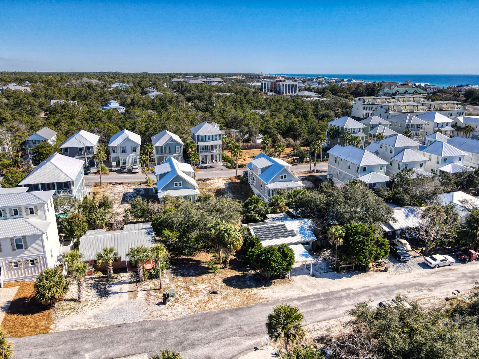 Lot 3 Flounder Santa Rosa Beach Santa Rosa Beach, FL 32459 - Photo 3 of 6 an aerial view of multiple house