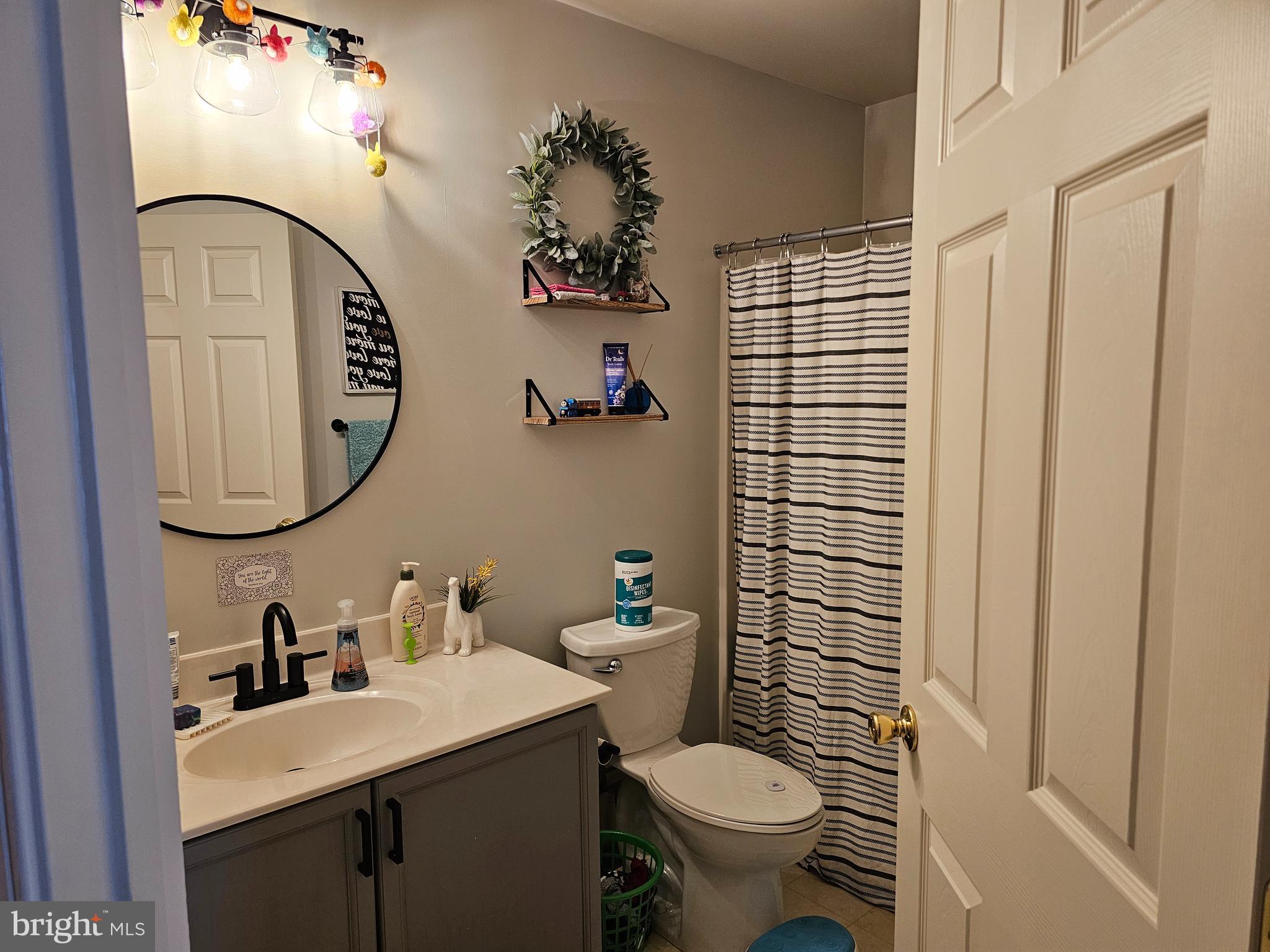 120 Eagles Ridge Smithsburg, MD 21783 - Photo 12 of 22 a bathroom with a sink mirror and toilet