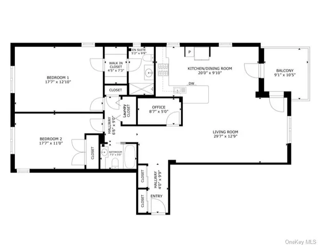 a picture of a counter top and white appliances