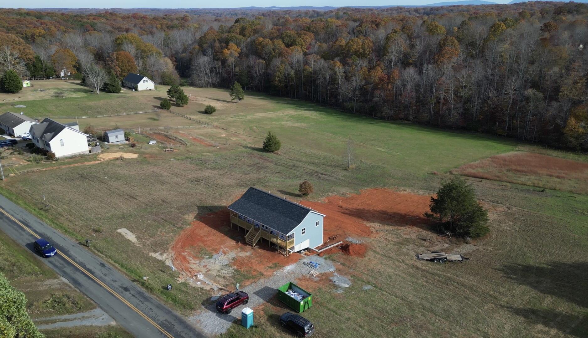 688 Wysong Ml Road Hardy, VA 24101 - Photo 42 of 42 an aerial view of a house with backyard