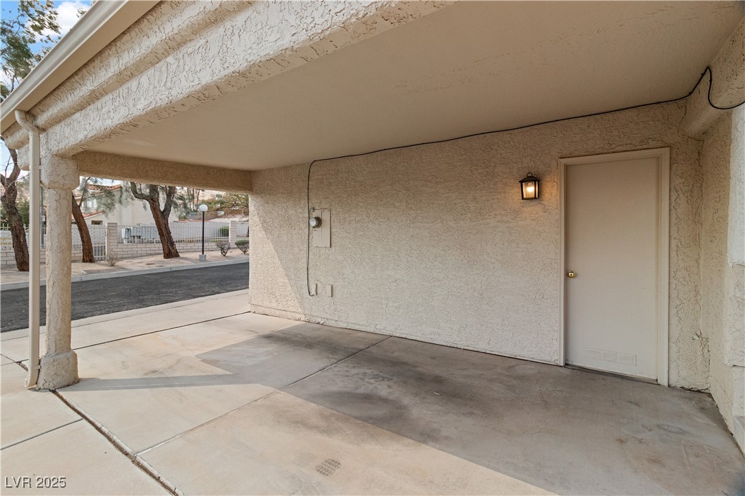 2297 Camel Mesa Drive Laughlin, NV 89029 - Photo 52 of 98 View of covered carport with door entry to the Garage