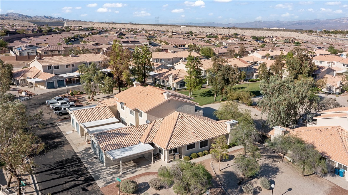 2297 Camel Mesa Drive Laughlin, NV 89029 - Photo 72 of 98 Aerial view of residential area with a mountainous background