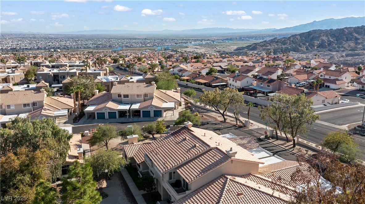 2297 Camel Mesa Drive Laughlin, NV 89029 - Photo 75 of 98 Aerial view of residential area featuring mountains
