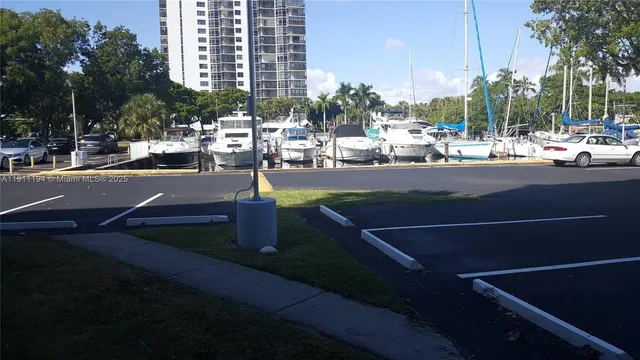 a view of a city with tall buildings