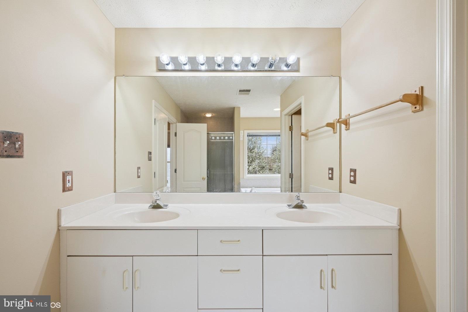 6965 Hawkins Gate Road La Plata, MD 20646 - Photo 40 of 55 a bathroom with a sink and a mirror