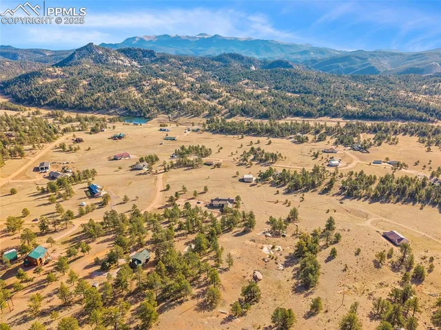 a view of view of city and mountain