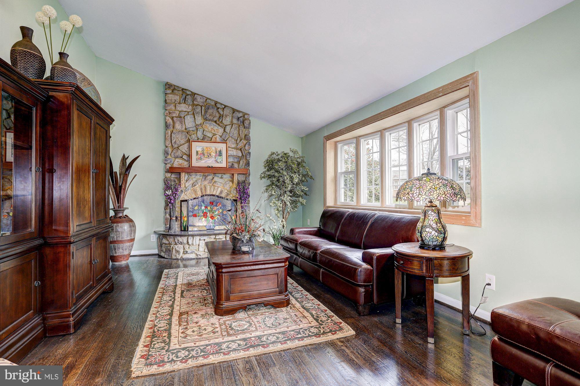 216 Radstock Road Baltimore, MD 21228 - Photo 4 of 29 Floor to Ceiling Gas Fireplace