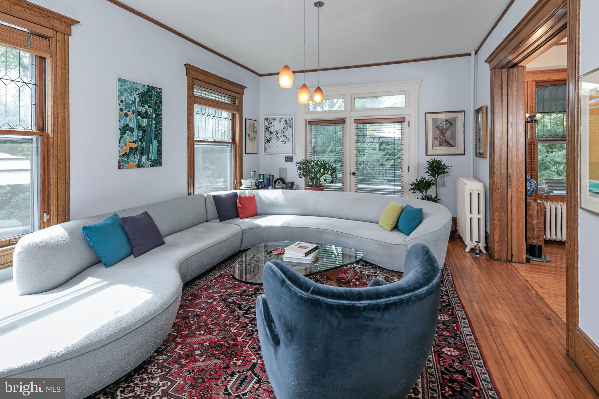 54 Hodge Road Princeton, NJ 08540 - Photo 13 of 51 a living room with furniture and a large window