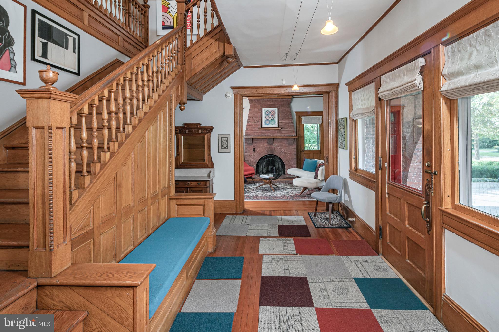 54 Hodge Road Princeton, NJ 08540 - Photo 7 of 51 a living room with furniture and a rug