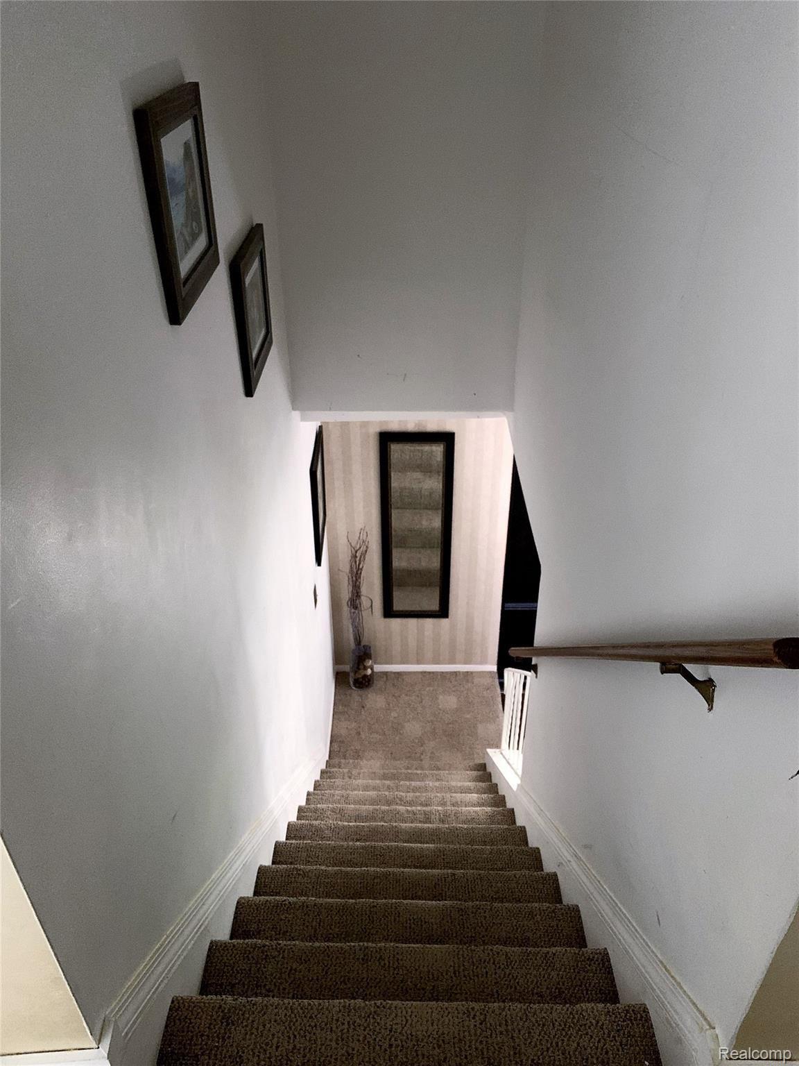 697 Merrimac Road Canton, MI 48188 - Photo 7 of 18 Stairwell looking from 2nd floor down.