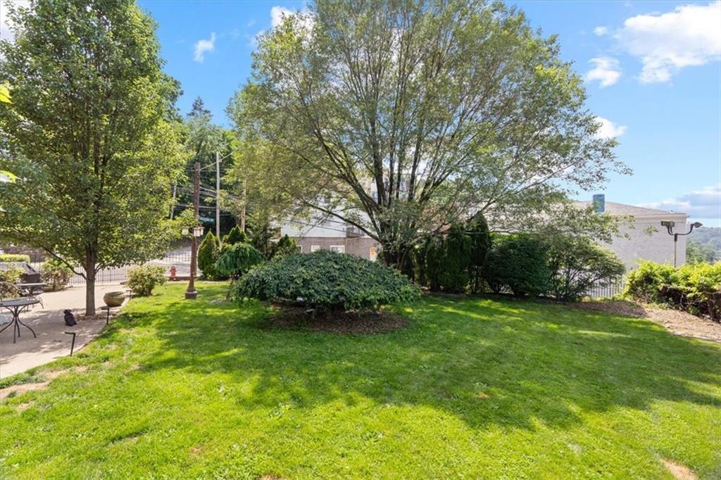 1 Pius Street, Unit B4 Pittsburgh, PA 15203 - Photo 39 of 41 a view of a garden with a tree