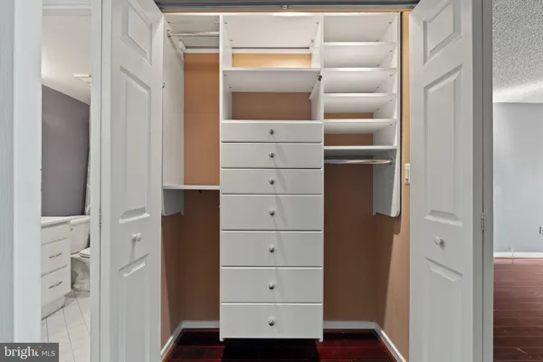 a view of closet