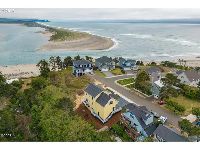 a view of an ocean and beach