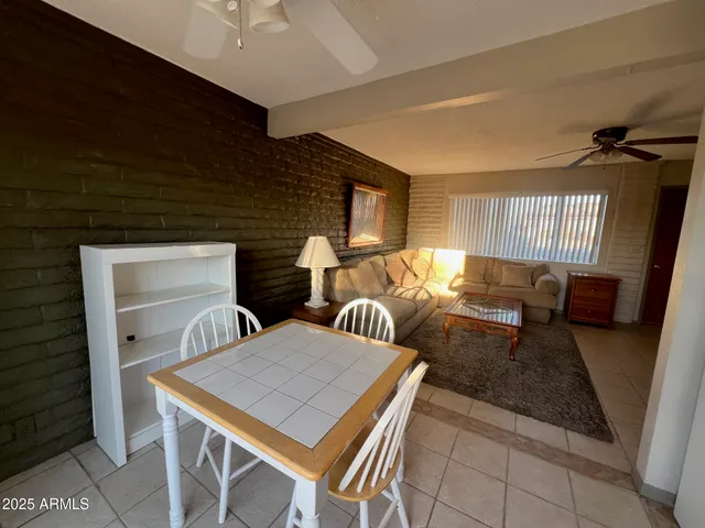 a outdoor space with furniture