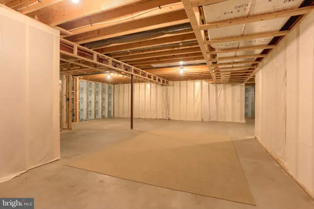 a view of a livingroom from a hallway