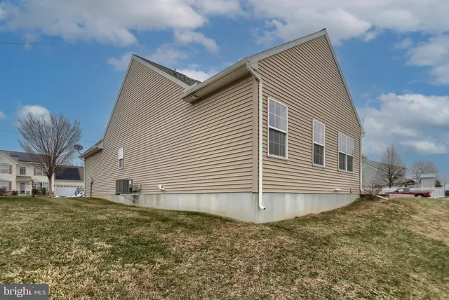 a view of a house with a patio