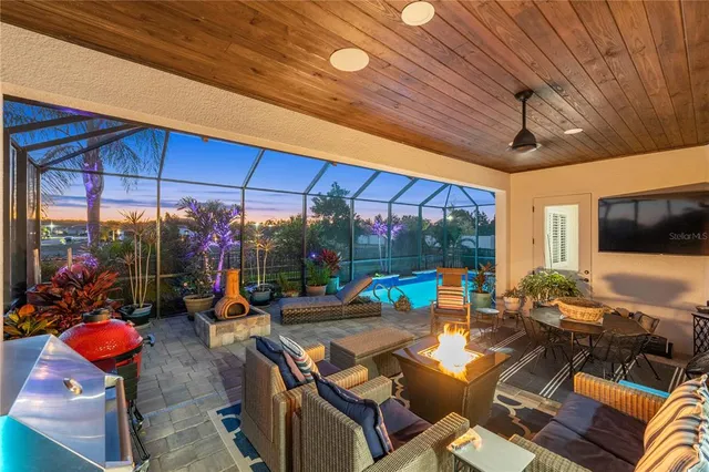 a very nice looking room with a large window