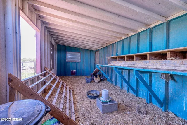 a white house with outdoor space