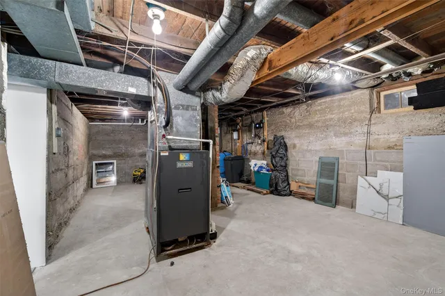 a view of a storage room