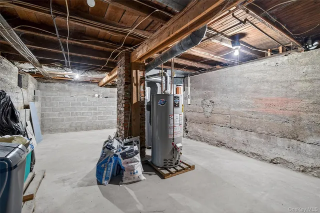 a view of a storage room