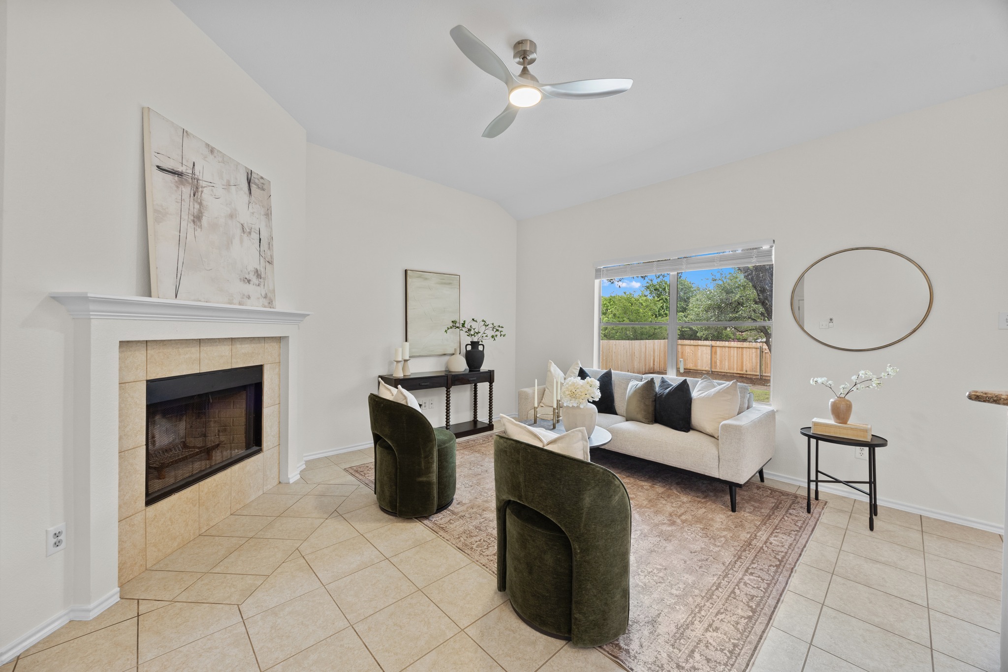 8219 Edgemoor Place Austin, TX 78749 - Photo 12 of 30 Wood burning fireplace is perfect for (dare we say it??) those winter power outages?!
