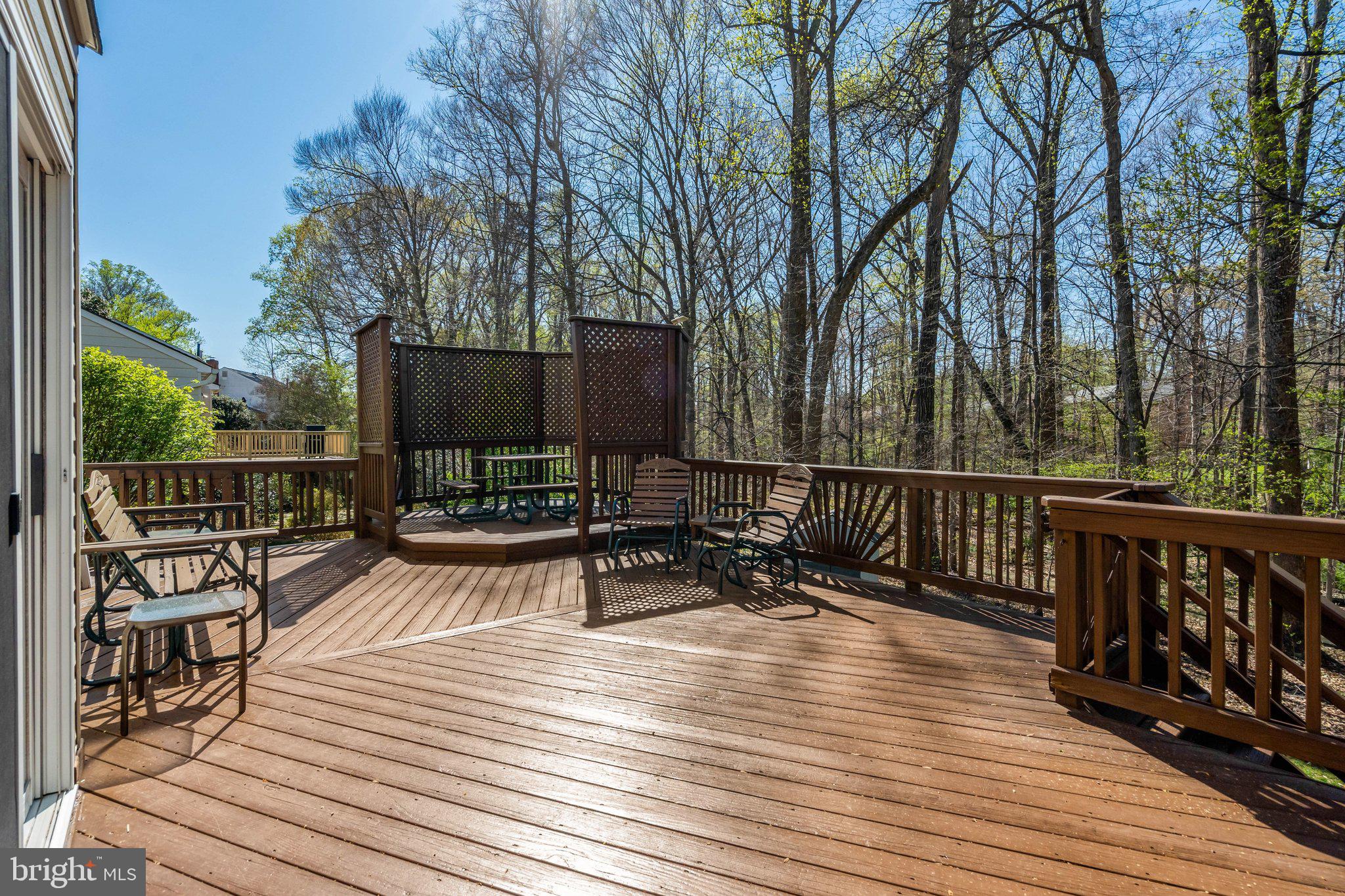 9010 Brook Ford Road Burke, VA 22015 - Photo 37 of 46 Two-level Deck (off the kitchen)!