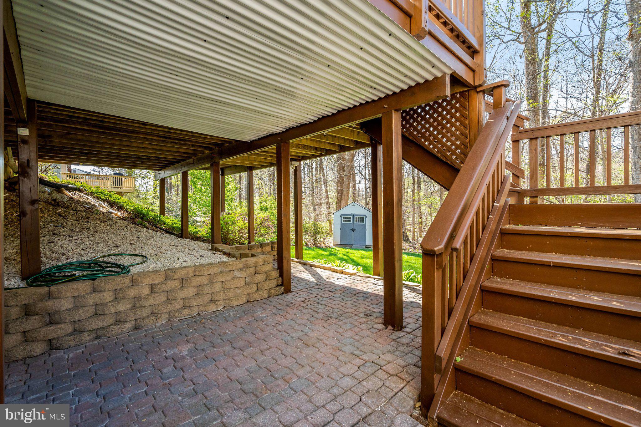 9010 Brook Ford Road Burke, VA 22015 - Photo 43 of 46 Paver patio!