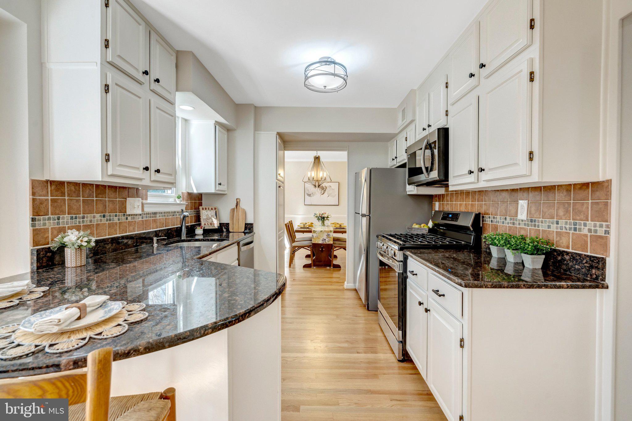 9010 Brook Ford Road Burke, VA 22015 - Photo 9 of 46 Kitchen cabinets refreshed!
