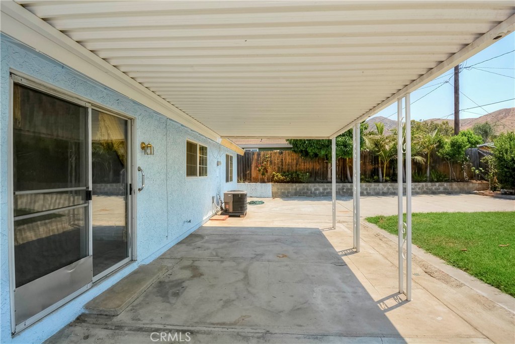 3446 Briarvale Street Corona, CA 92879 - Photo 29 of 37 a view of a patio with a backyard