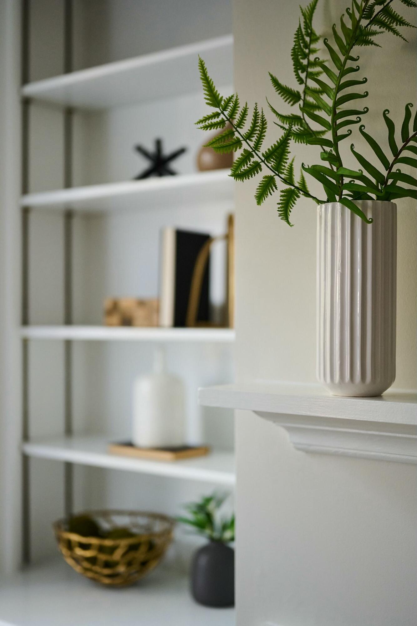 12 Elliott Street, Unit A Charleston, SC 29401 - Photo 19 of 56 Living room bookcase
