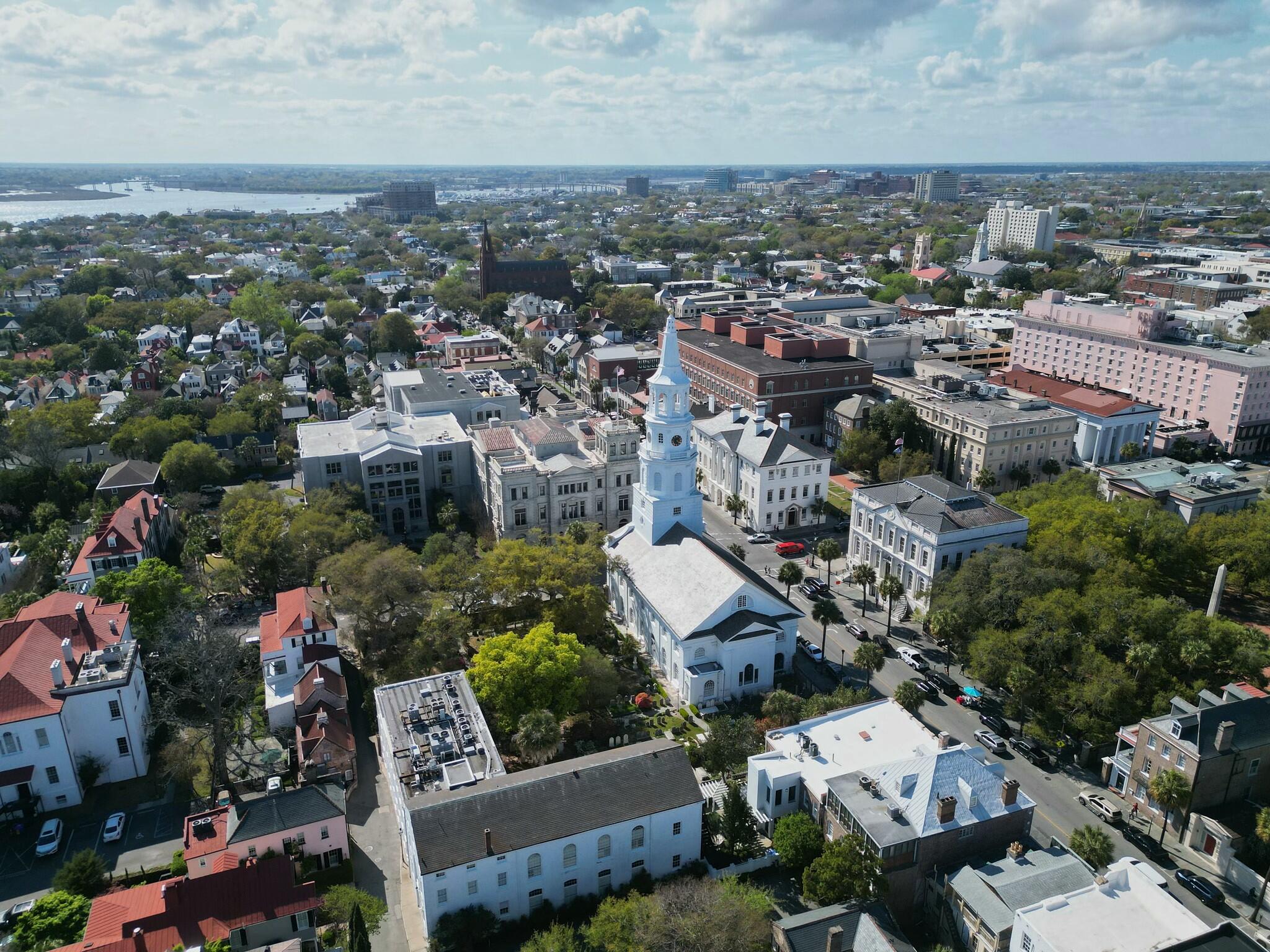 12 Elliott Street, Unit A Charleston, SC 29401 - Photo 51 of 56 Bird's eye view