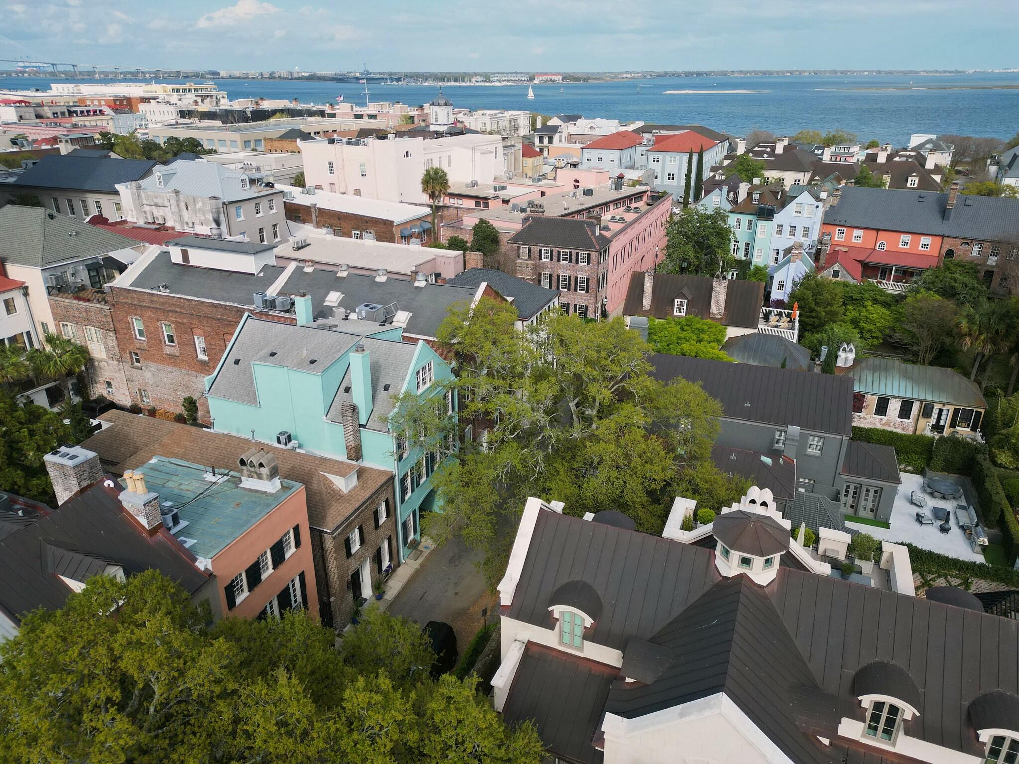 12 Elliott Street, Unit A Charleston, SC 29401 - Photo 53 of 56 Bird's eye view