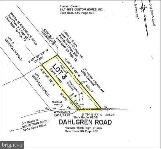 9106 Dahlgren Road King George, VA 22485 - Photo 2 of 13 Plat