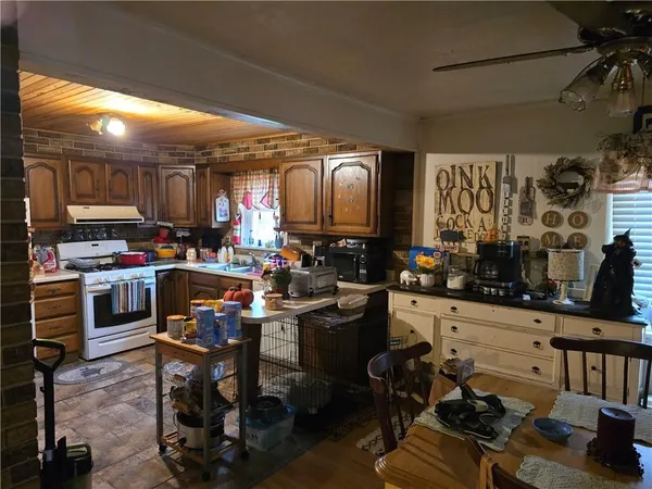 a storage room with washer and dryer