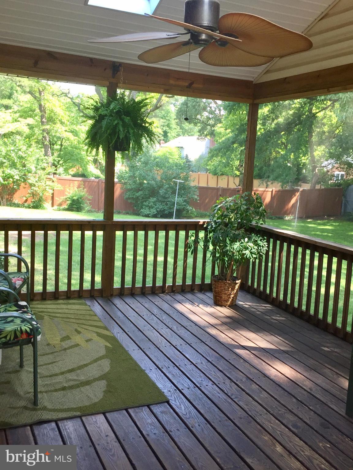 7819 Walnut Tree Road Severn, MD 21144 - Photo 8 of 23 Screened Porch with Skylights for lots of Light