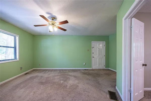 a view of an empty room